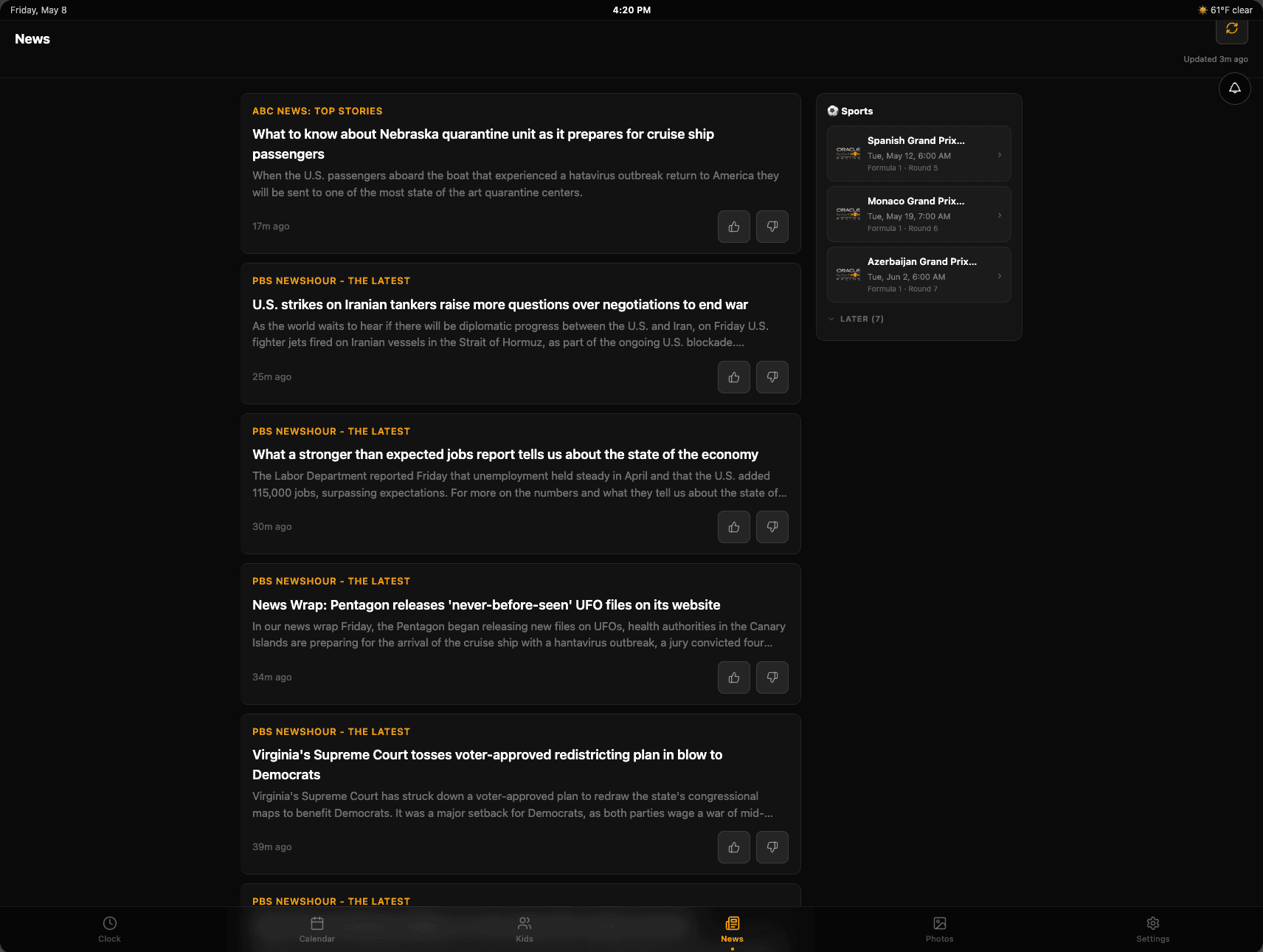 News page